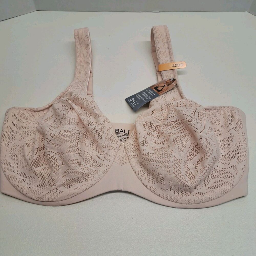 Bali Coolest Smoothing Underwire Minimizer Bra 42DD